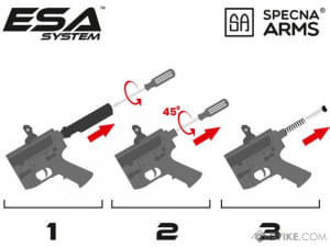 SPECNA ARMS EDGE АВТОМАТ М4 RIS ROCK RIVER ARMS SA-E04 HALF TAN 13250