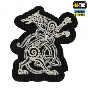 M-TAC НАШИВКА WOLF (ВЫШИВКА) BLACK