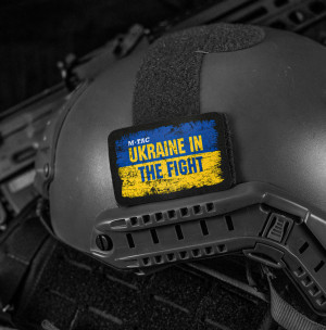 M-TAC НАШИВКА UKRAINE IN THE FIGHT (80Х50 ММ)