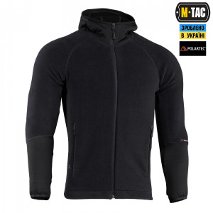 M-TAC КОФТА HOODIE POLARTEC SPORT BLACK