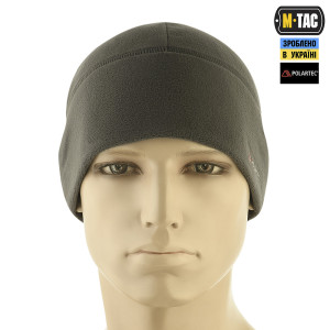 M-TAC ШАПКА WATCH CAP ФЛІС LIGHT POLARTEC DARK GREY