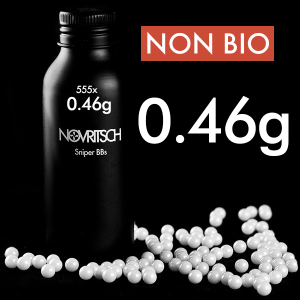 NOVRITSCH ШАРЫ 0.46G X 555PCS NONBIO SNIPER BBS 22548