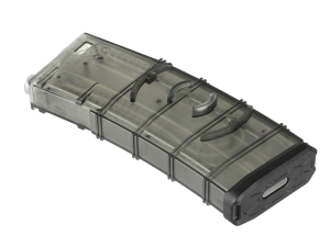 BATTLEAXE МАГАЗИН ПОЛІМЕРНИЙ TRANSLUCENT AR15 150RD 27659