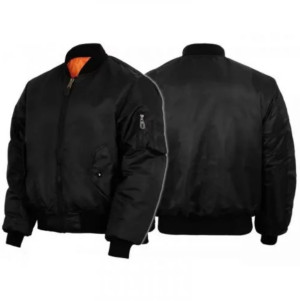 MIL-TEC КУРТКА ДЕМИСЕЗОННАЯ ЛЬОТНА MA1 BLACK 10403002