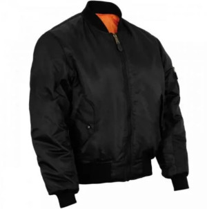 MIL-TEC КУРТКА ДЕМИСЕЗОННАЯ ЛЬОТНА MA1 BLACK 10403002