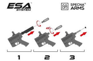 SPECNA ARMS АВТОМАТ SA-E22 EDGE CHAOS BRONZE 19124