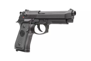 KJW ПИСТОЛЕТ BERETTA M9A1 METAL GREEN GAS BLACK HS2419