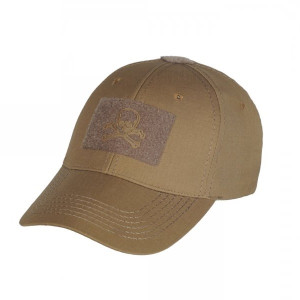 M-TAC БЕЙСБОЛКА ТАКТИЧНА FLEX РІП-СТОП PIRATE SKULL COYOTE BROWN