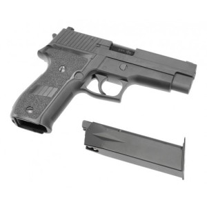 WE СТРАЙКБОЛЬНИЙ ПІСТОЛЕТ P226 SIG SAUER METAL GREEN GAS HS3002