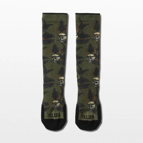 5.11 ШКАРПЕТКИ SOCK & AWE BROKEN SPARROW RANGER GREEN 10041AFY-186