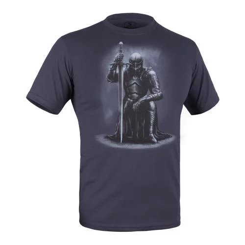 P1G-TAC ФУТБОЛКА С ПРИНТОМ РЫЦАРЬ GRAPHITE UA281-29891-GT-KN