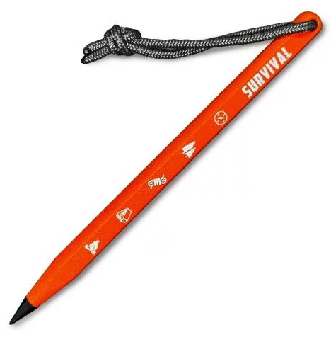 ECOPYBOOK TACTICAL ОЛІВЕЦЬ ALL-WEATHER SURVIVAL SERIES PENCIL ORANGE