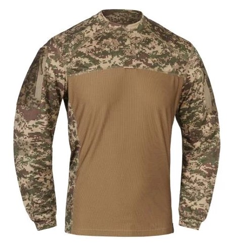P1G-TAC ФУТБОЛКА ПОЛЬОВА LACERTA L/S NGU CAMO