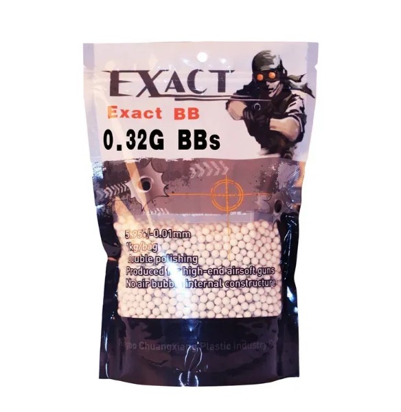 EXACT СТРАЙКБОЛЬНЫЕ ШАРЫ 0,32G 1KG 33737