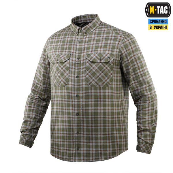 M-TAC РУБАШКА LUMBERJACK COTTON SHIRT OLIVE/GREY