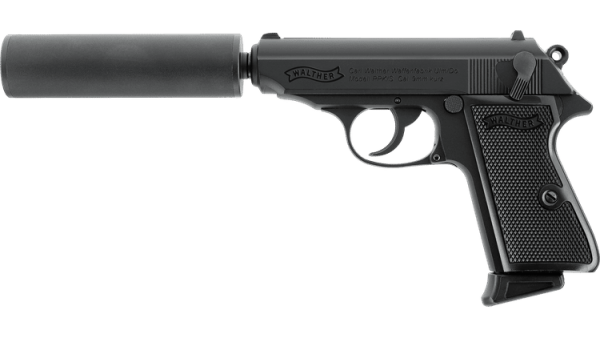 UMAREX ПИСТОЛЕТ WALTHER PPK/S С ГЛУШИТЕЛЕМ 2.6558 HS3009