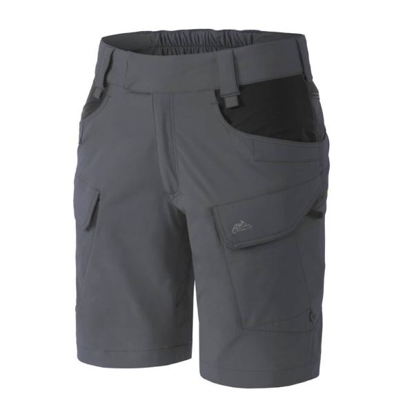 HELIKON-TEX ЖЕНСКИЕ ШОРТЫ OTS 8,5'' VERSASTRETCH LITE SHADOW GREY/BLACK SW-OTS-VL-3501A