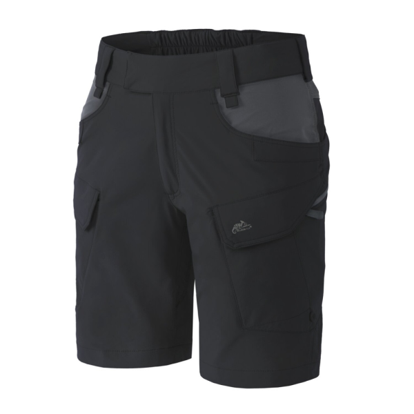 HELIKON-TEX ЖЕНСКИЕ ШОРТЫ OTS 8,5'' VERSASTRETCH LITE BLACK/SHADOW GREY SW-OTS-VL-0135A