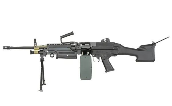 A&K СТРАЙКБОЛЬНИЙ КУЛЕМЕТ M249 MKII BLACK 170
