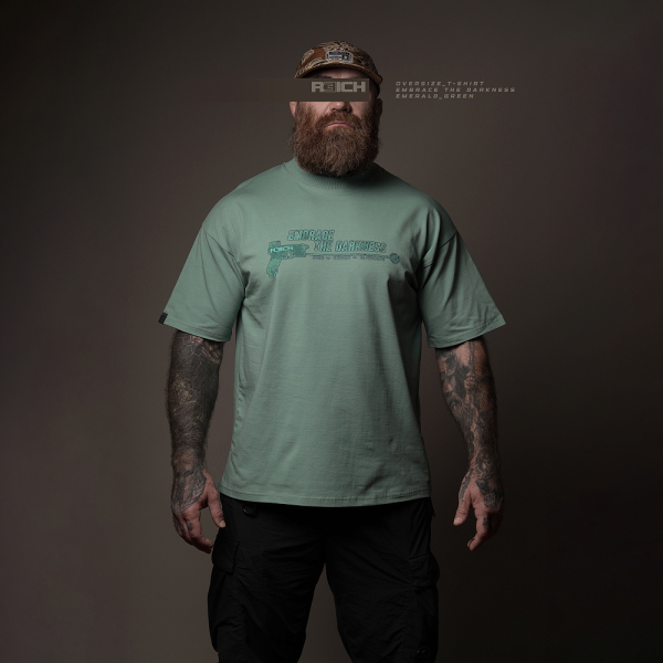 R3ICH ФУТБОЛКА EMBRACE FOR DARKNESS СМАРАГД