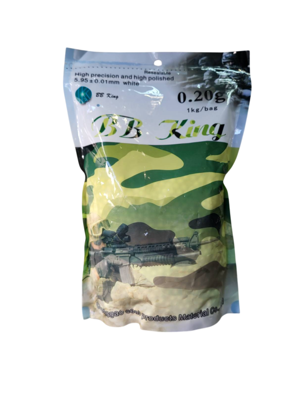BB KING СТРАЙКБОЛЬНІ КУЛІ 0.20G 1KG