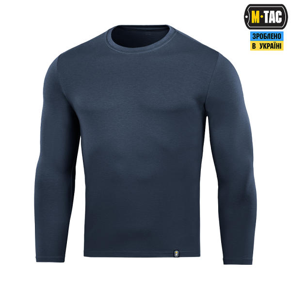 M-TAC ФУТБОЛКА ДОВГИЙ РУКАВ 93/7 INDIGO BLUE