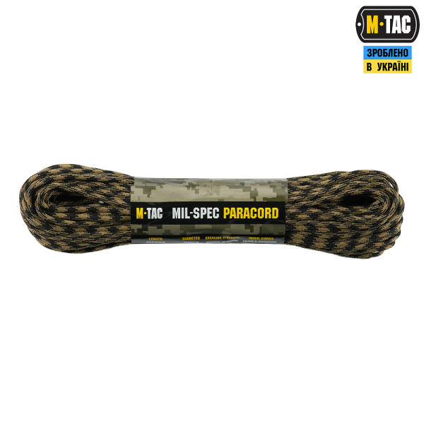 M-TAC ПАРАКОРД 550 MIL-SPEC BLACK/COYOTE 30М