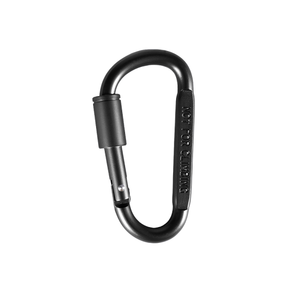 CAMO-TEC КАРАБІН МЕТАЛЕВИЙ З ГВИНТОВОЮ МУФТОЮ BLACK 9481