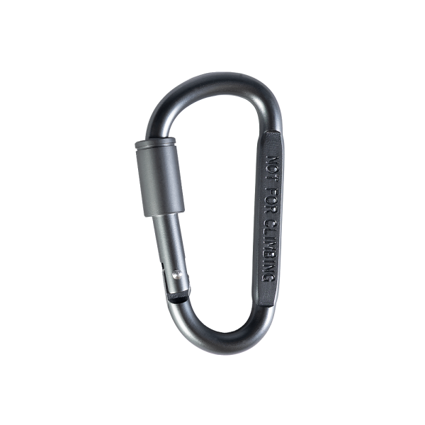 CAMO-TEC КАРАБИН МЕТАЛЛИЧЕСКИЙ С ВИНТОВОЙ МУФТОЙ SILVER 9479