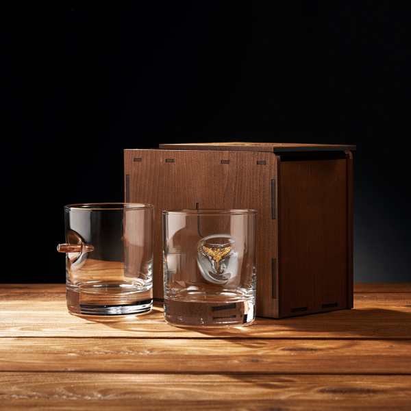 GUN AND FUN НАБІР З ДВОХ СТАКАНІВ (ГУР+КУЛЯ)