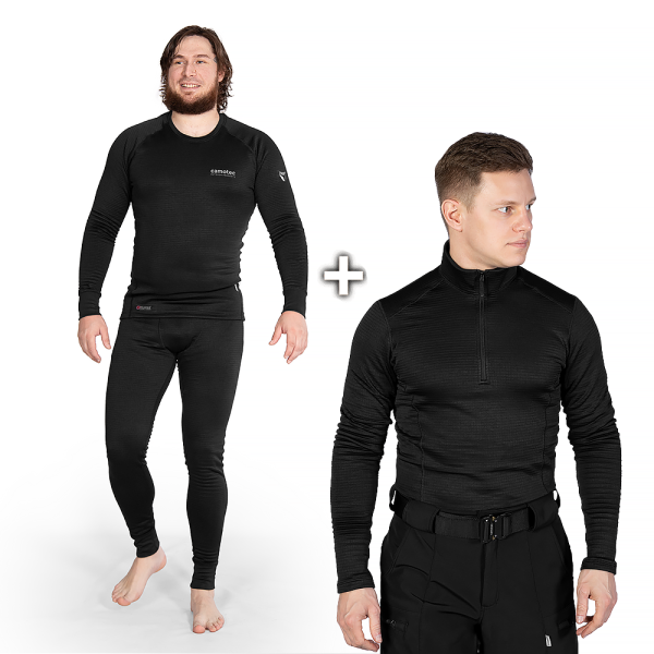 CAMO-TEC КОМПЛЕКТ POLARHEAT QS BLACK 9517