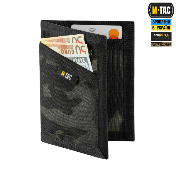 M-TAC КОШЕЛЕК TACTICAL WALLET ELITE MULTICAM BLACK