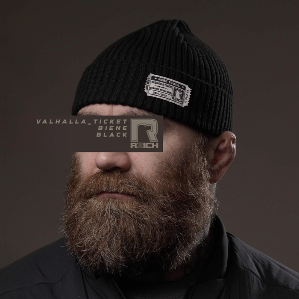 R3ICH ШАПКА БІНІ ''VALHALLA TICKET'' BLACK