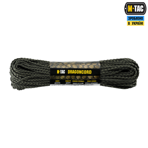 M-TAC ПАРАКОРД DRAGON CORD 30M RANGER GREEN/BLACK