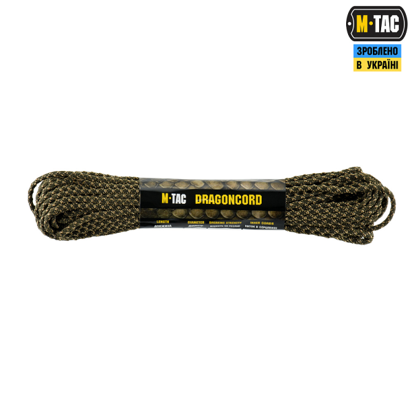 M-TAC ПАРАКОРД DRAGON CORD 15M OD GREEN/COYOTE