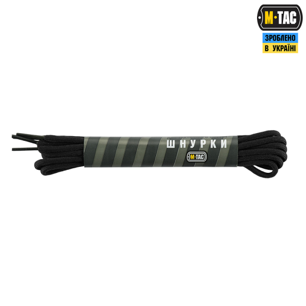 M-TAC ШНУРКИ BLACK НЕЙЛОН MIL-SPEC