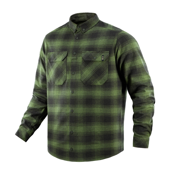 M-TAC РУБАШКА LUMBERJACK COTTON SHIRT OLIVE/BLACK