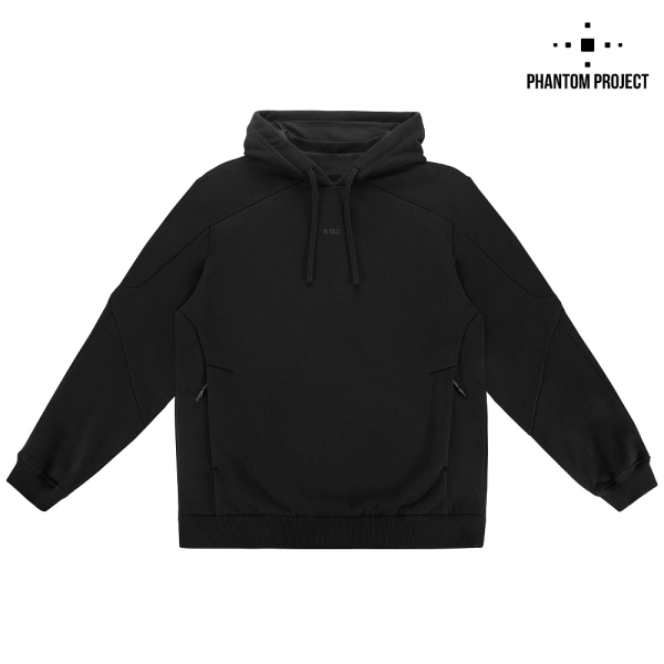 PHANTOM PROJECT/M-TAC КОФТА HOODIE SEMI-RAGLAN WASHED COTTON BLACK