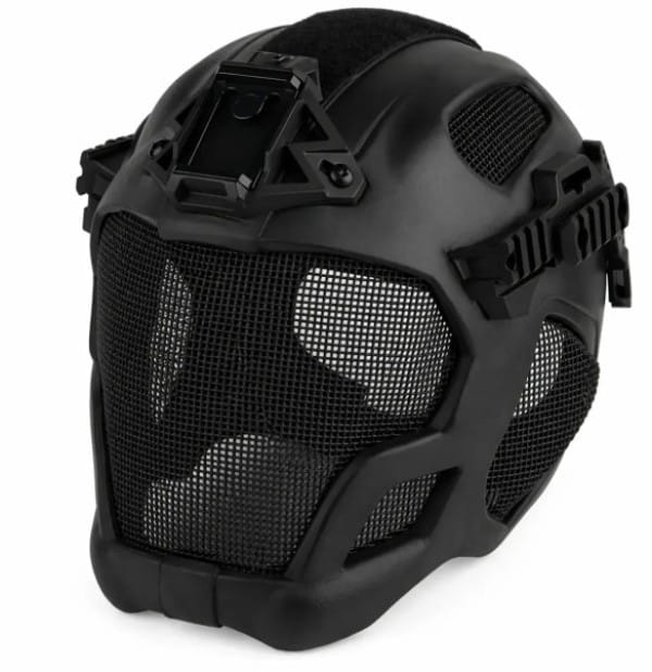 WOSPORT МАСКА ЗАЩИТНАЯ W23 FULL PROTECTION TACTICAL HELMET BLACK 34616