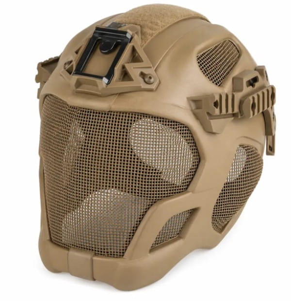 WOSPORT МАСКА ЗАЩИТНАЯ W23 FULL PROTECTION TACTICAL HELMET TAN 34618