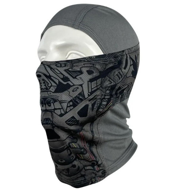 KRAMATAN TACTICAL DESIGN БАЛАКЛАВА-НИНДЗЯ ТЕРМИНАТОР COOLMAX GREY 4904