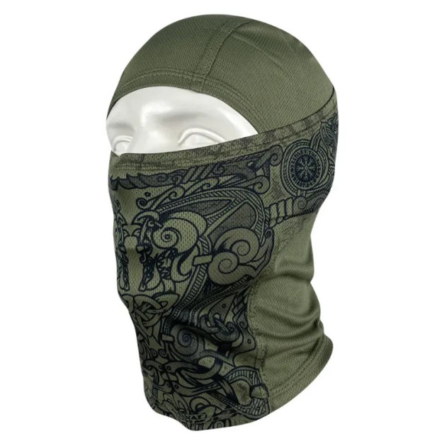KRAMATAN TACTICAL DESIGN БАЛАКЛАВА-НИНДЗЯ СКАНДИНАВСКИЙ COOLMAX OLIVE 1639
