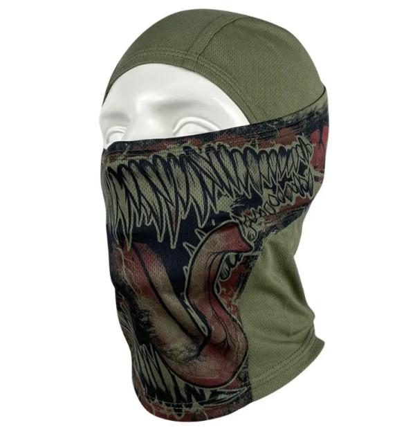 KRAMATAN TACTICAL DESIGN БАЛАКЛАВА-НІНДЗЯ VENOM COOLMAX OLIVE