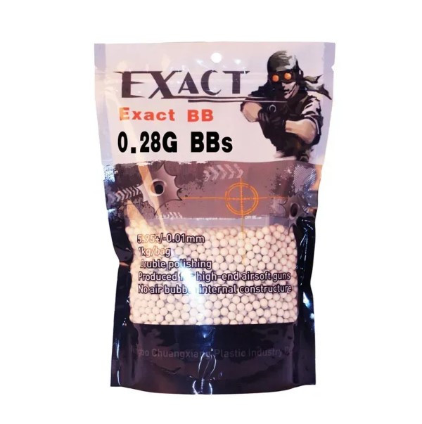 EXACT СТРАЙКБОЛЬНЫЕ ШАРЫ 0,28G 1KG 33736