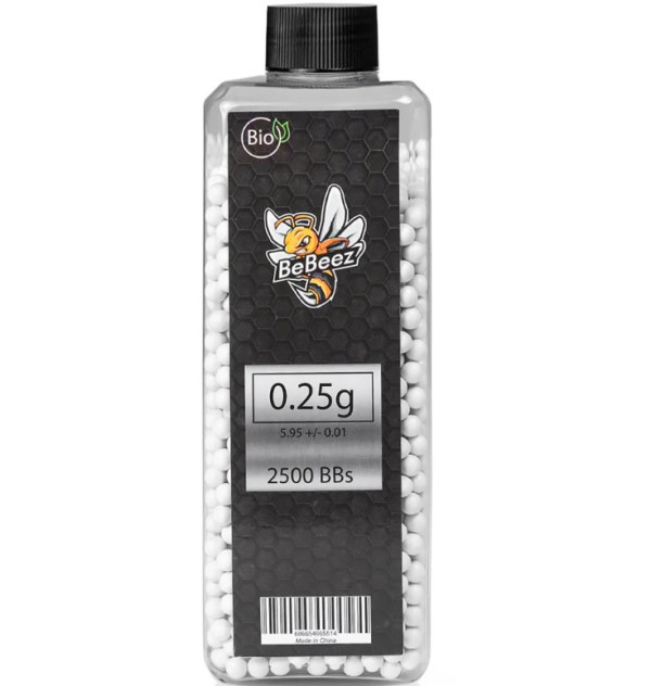BEBEEZ СТРАЙКБОЛЬНЫЕ ШАРЫ 0.25 2500 BBS 33942