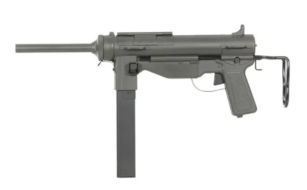 SNOW WOLF ПИСТОЛЕТ-ПУЛЕМЕТ SW-06 M3A1 GREASE FULL METAL GREY 34033