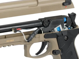CYMA СТРАЙКБОЛЬНИЙ ПІСТОЛЕТ BERETTA M93 CM.132S MOSFET EDITION TAN 32856