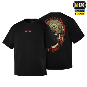 M-TAC ФУТБОЛКА WORN TO THE BONE OVERSIZE BLACK