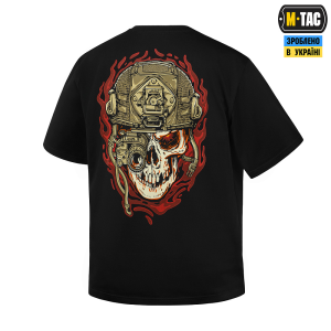 M-TAC ФУТБОЛКА WORN TO THE BONE OVERSIZE BLACK