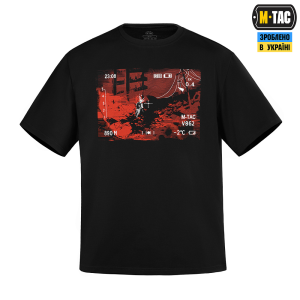 M-TAC ФУТБОЛКА ONE SHOT OVERSIZE BLACK